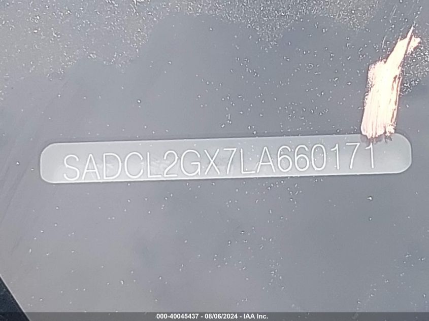 2020 Jaguar F-Pace R-Sport P300 Awd Automatic VIN: SADCL2GX7LA660171 Lot: 40045437