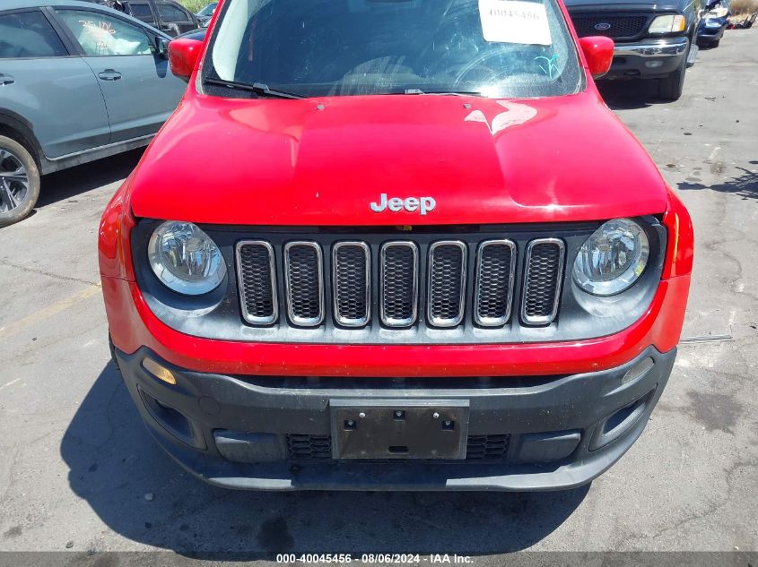 2017 Jeep Renegade Latitude VIN: ZACCJBBB9HPG38645 Lot: 40045456