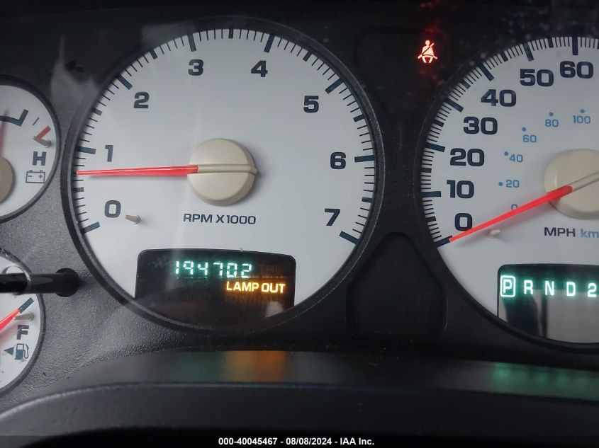 2004 Dodge Ram 1500 St/Slt VIN: 1D7HA16D74J291988 Lot: 40045467