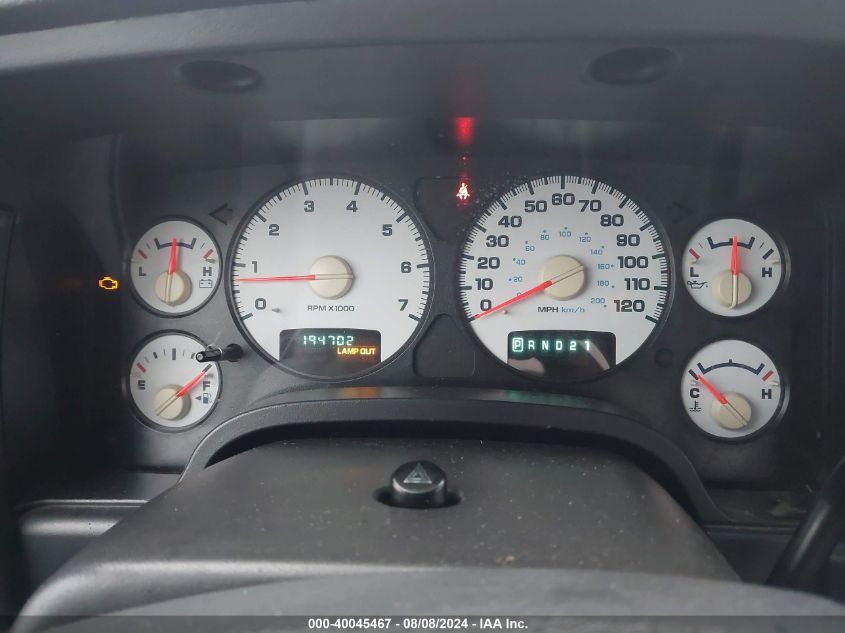 2004 Dodge Ram 1500 St/Slt VIN: 1D7HA16D74J291988 Lot: 40045467