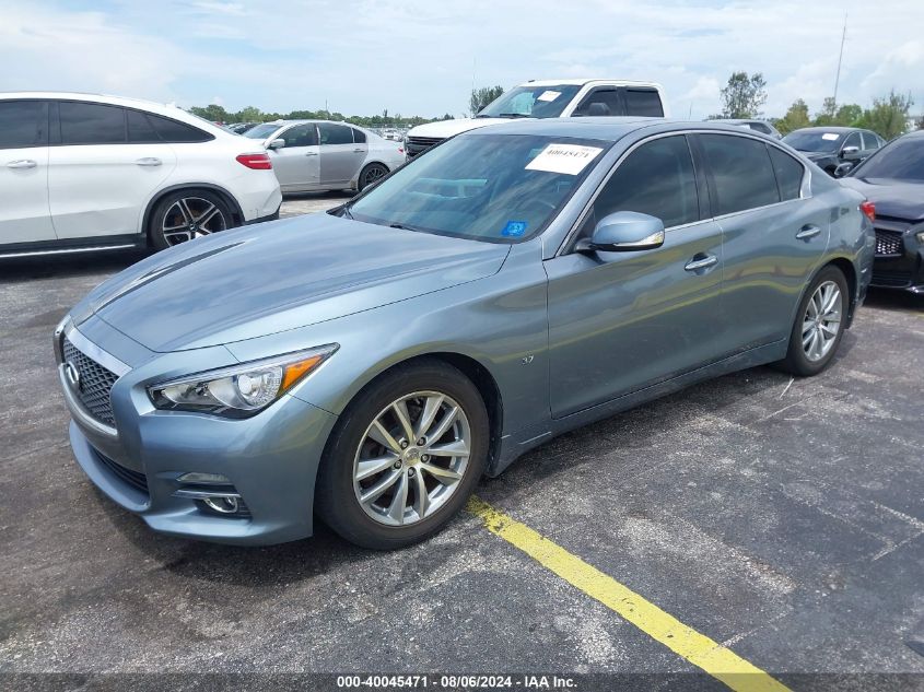 2014 Infiniti Q50 Premium VIN: JN1BV7AP2EM685085 Lot: 40045471