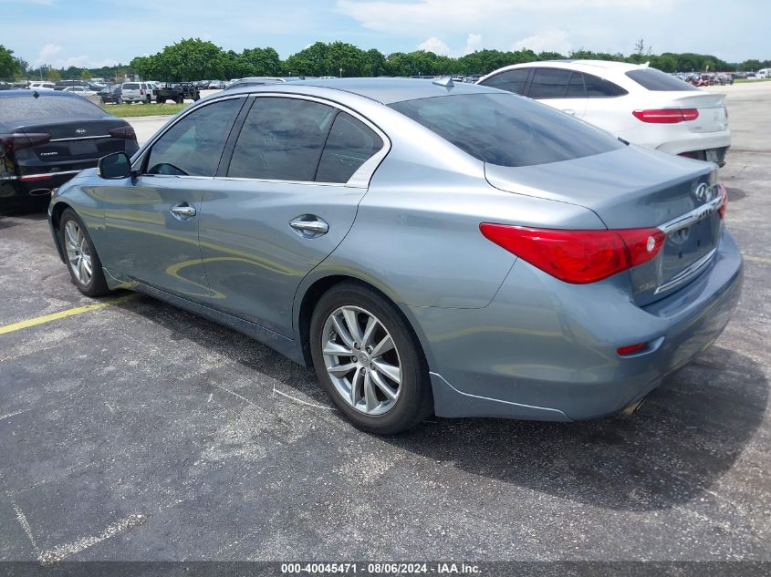 2014 Infiniti Q50 Premium VIN: JN1BV7AP2EM685085 Lot: 40045471