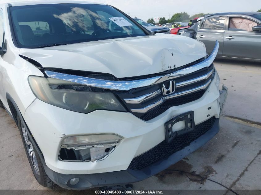 2016 Honda Pilot Ex VIN: 5FNYF5H37GB020867 Lot: 40045483