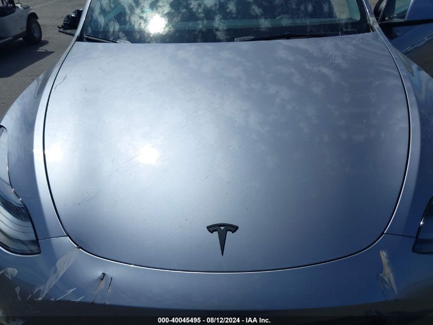 2024 Tesla Model Y Long Range Dual Motor All-Wheel Drive VIN: 7SAYGDEE4RA299825 Lot: 40045495