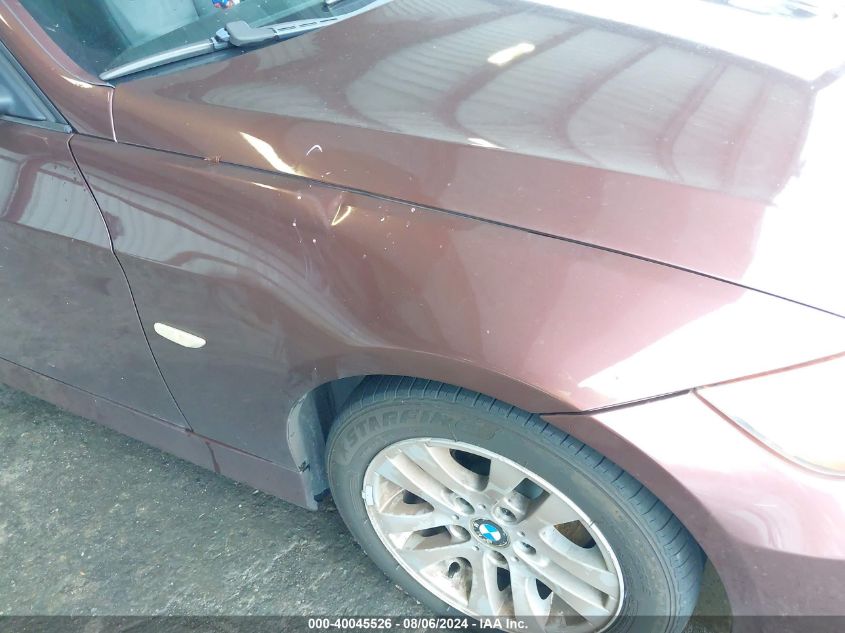 2007 BMW 328Xi VIN: WBAVC93557KX58288 Lot: 40045526