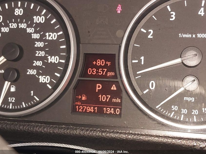 2007 BMW 328Xi VIN: WBAVC93557KX58288 Lot: 40045526