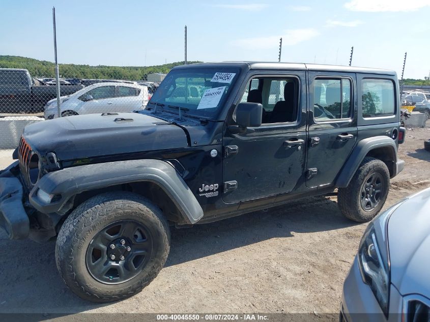 2020 Jeep Wrangler Unlimited Sport 4X4 VIN: 1C4HJXDG9LW216737 Lot: 40045550