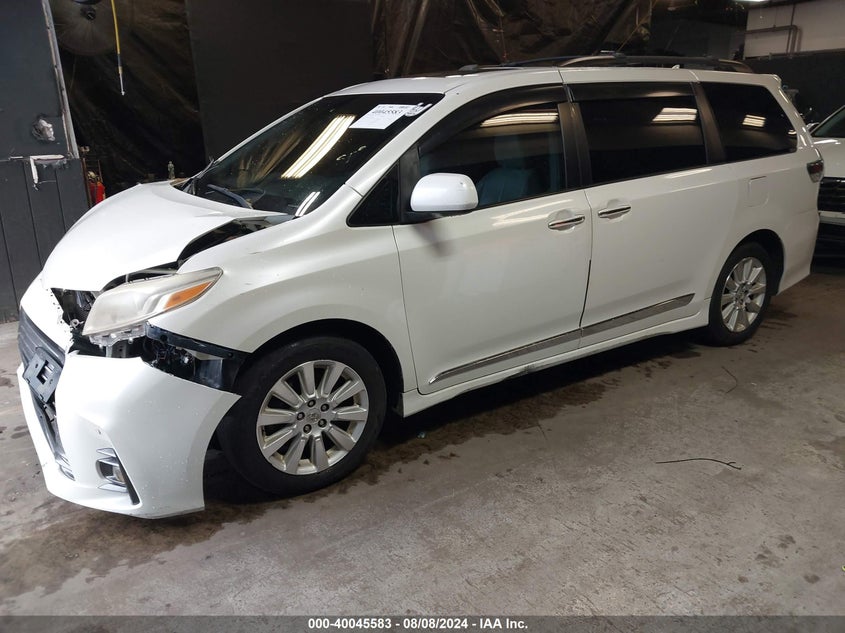 2012 Toyota Sienna Xle/Ltd VIN: 5TDDK3DC2CS032788 Lot: 40045583