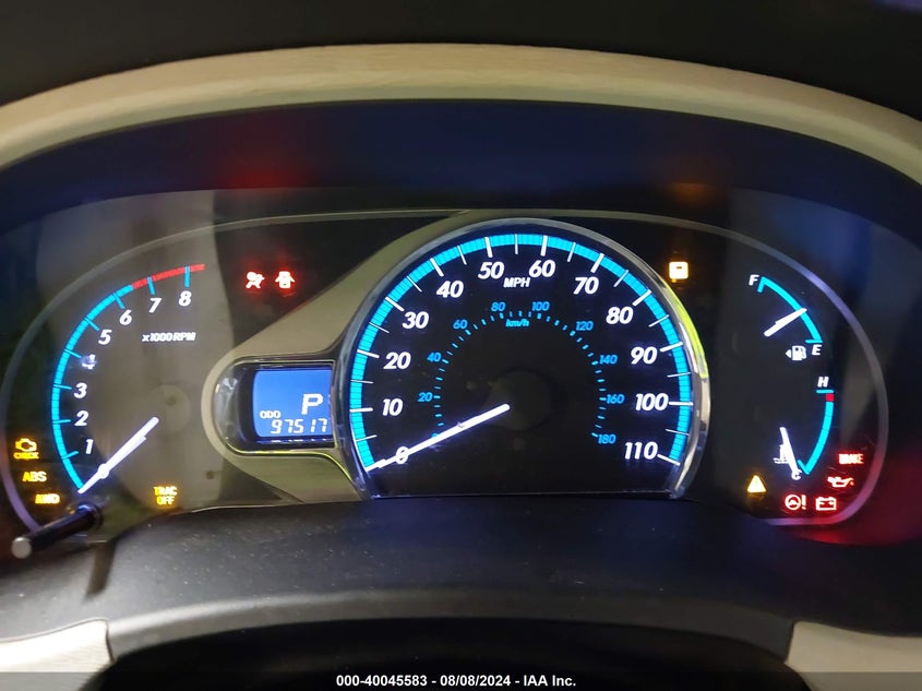 2012 Toyota Sienna Xle/Ltd VIN: 5TDDK3DC2CS032788 Lot: 40045583