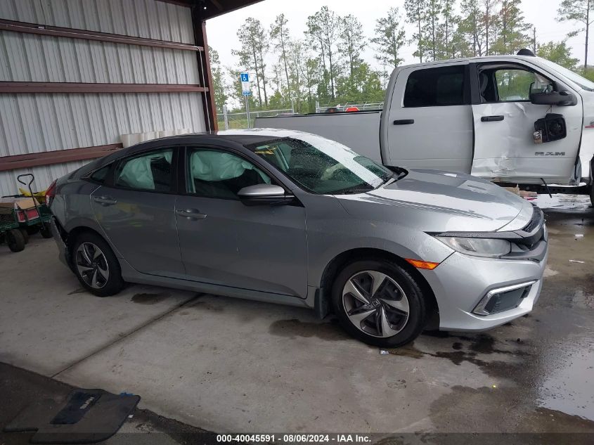 2020 Honda Civic Lx VIN: 19XFC2F66LE004719 Lot: 40045591