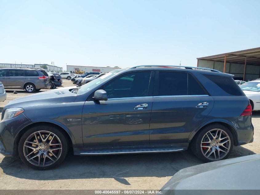 2016 Mercedes-Benz Amg Gle 63 S 4Matic VIN: 4JGDA7FB8GA760595 Lot: 40045597