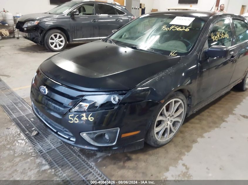 2012 Ford Fusion Sel VIN: 3FAHP0CG7CR323656 Lot: 40045626