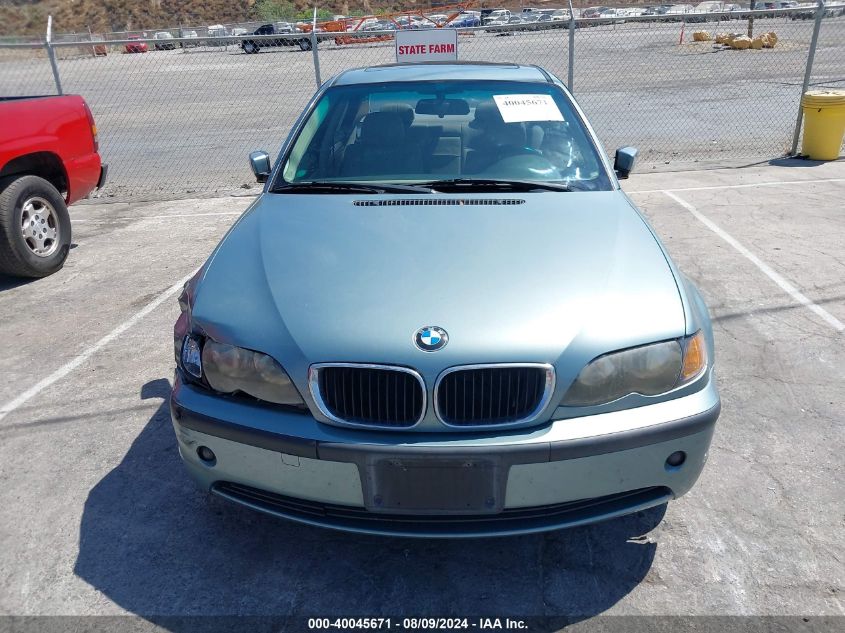 2002 BMW 325I VIN: WBAET37412NG82268 Lot: 40045671