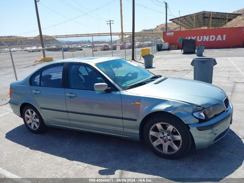 2002 BMW 325I VIN: WBAET37412NG82268 Lot: 40045671