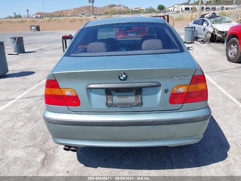2002 BMW 325I VIN: WBAET37412NG82268 Lot: 40045671