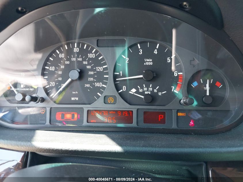 2002 BMW 325I VIN: WBAET37412NG82268 Lot: 40045671