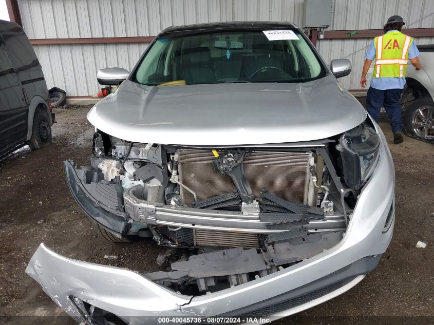 2016 Ford Edge Titanium VIN: 2FMPK3K97GBB21540 Lot: 40045738