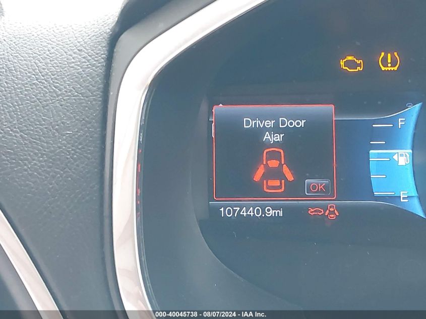 2016 Ford Edge Titanium VIN: 2FMPK3K97GBB21540 Lot: 40045738