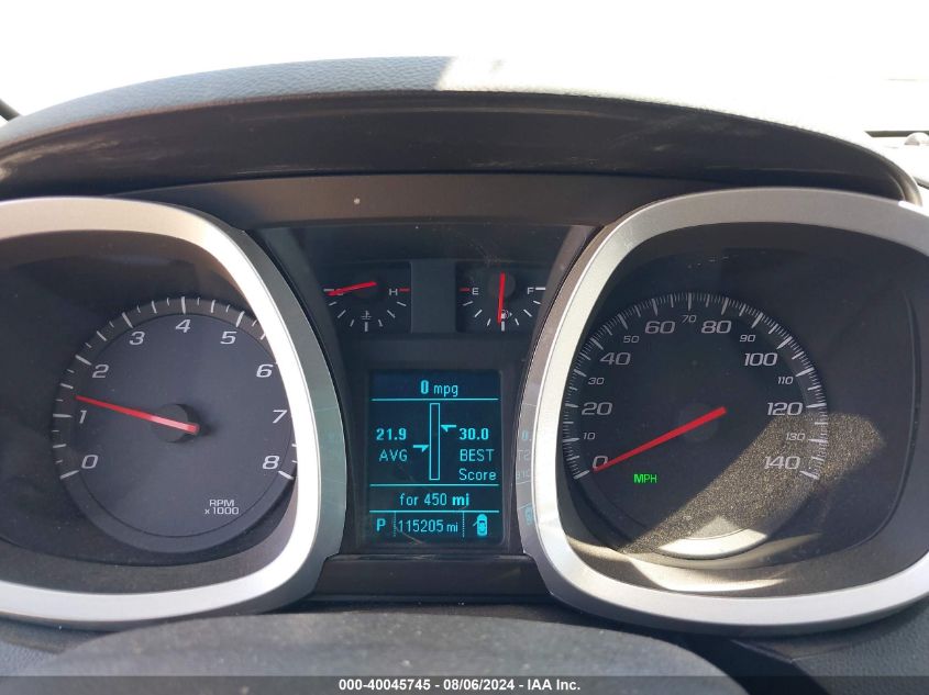 2015 Chevrolet Equinox Lt VIN: 2GNALBEK2F6238425 Lot: 40045745