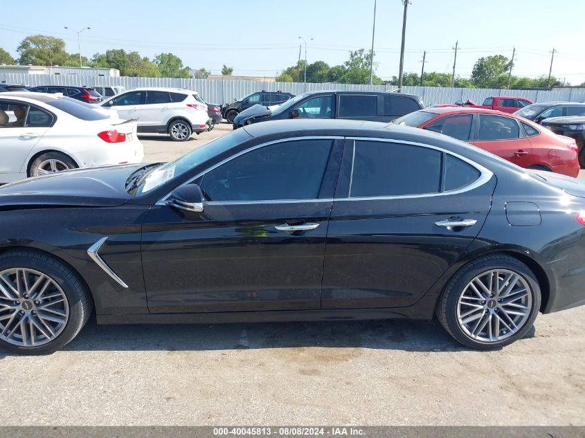 2020 Genesis G70 2.0T Rwd VIN: KMTG64LA6LU049825 Lot: 40045813