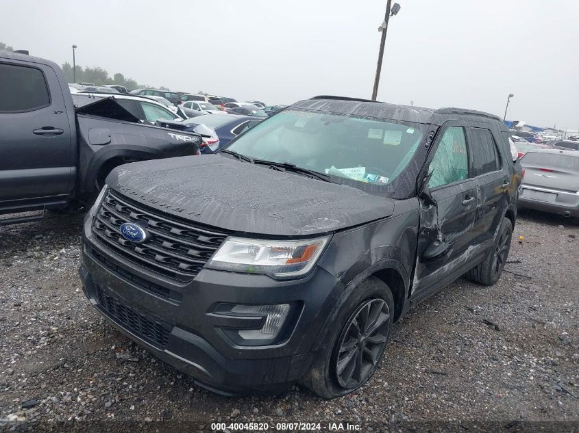 1FM5K8D83HGD34035 2017 FORD EXPLORER - Image 2