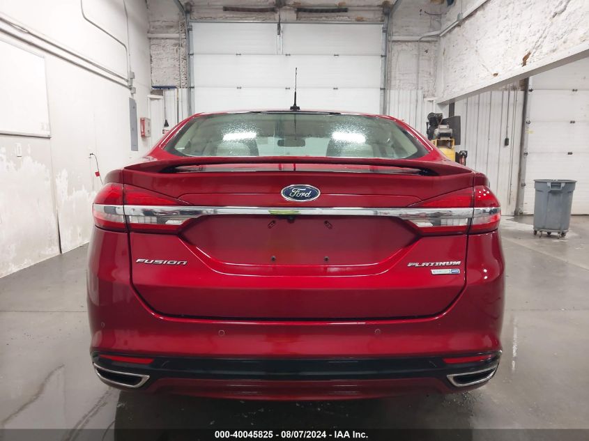 2018 FORD FUSION TITANIUM/PLATINUM - 3FA6P0D92JR115690