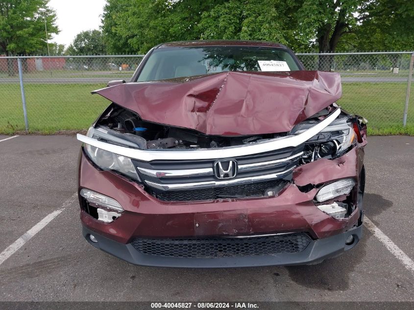 2018 Honda Pilot Ex-L VIN: 5FNYF6H54JB033218 Lot: 40045827