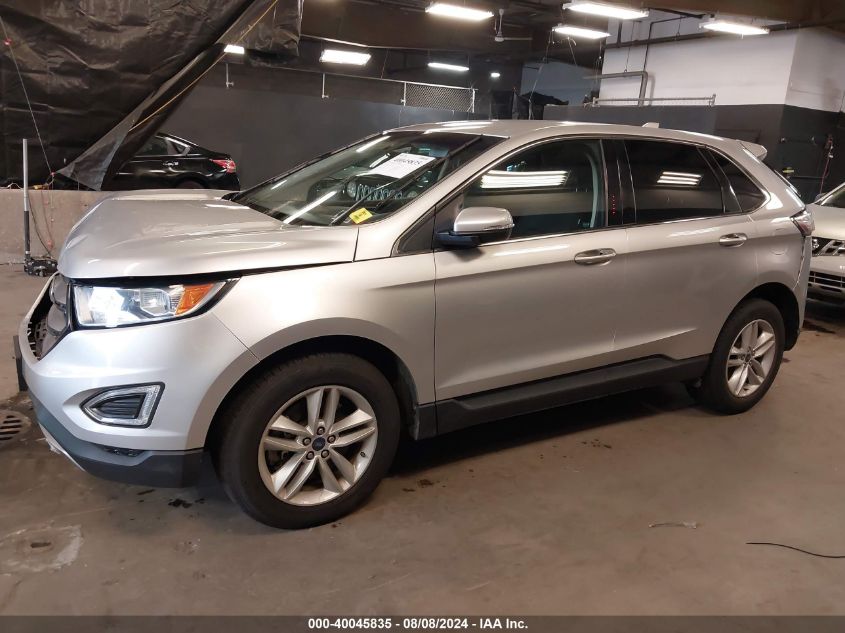 2018 Ford Edge Sel VIN: 2FMPK4J90JBB46861 Lot: 40045835