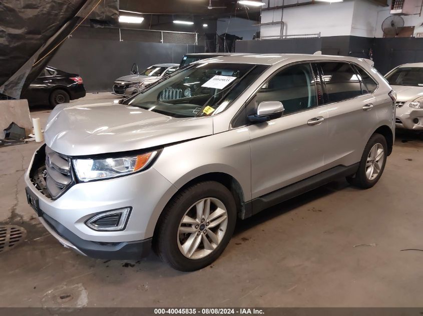 2018 Ford Edge Sel VIN: 2FMPK4J90JBB46861 Lot: 40045835