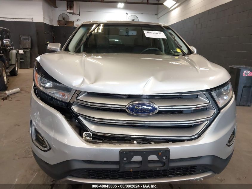 2018 Ford Edge Sel VIN: 2FMPK4J90JBB46861 Lot: 40045835