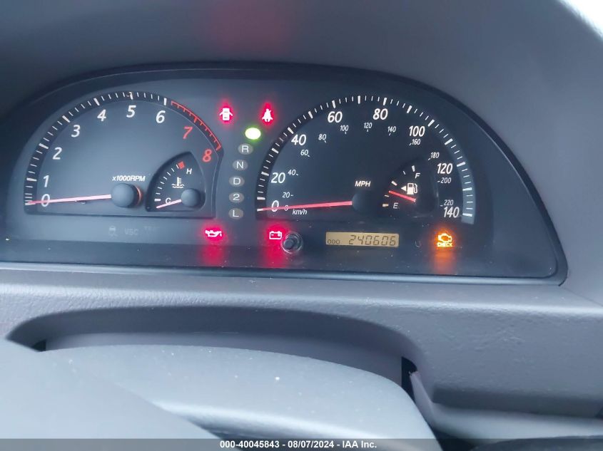 2003 Toyota Camry Le/Xle VIN: JTDBE32K930233020 Lot: 40045843