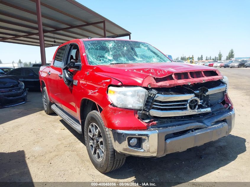 2017 Toyota Tundra Crewmax 1794/Platinum VIN: 5TFAY5F19HX674368 Lot: 40045856