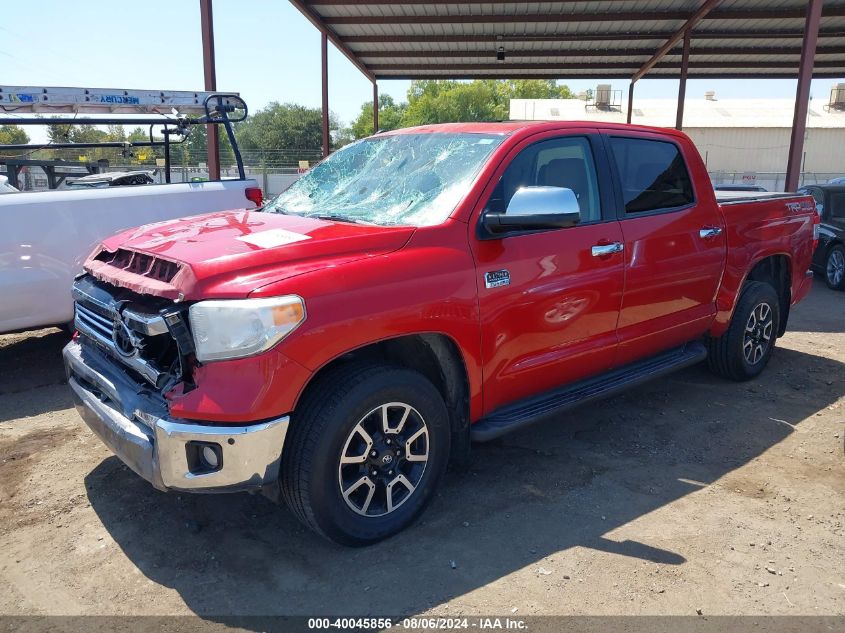 2017 Toyota Tundra Crewmax 1794/Platinum VIN: 5TFAY5F19HX674368 Lot: 40045856