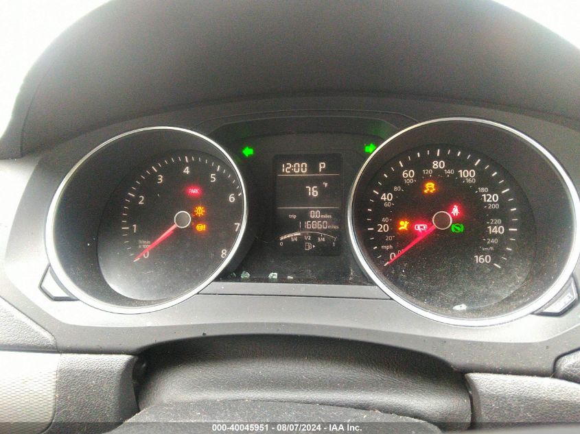 2017 VOLKSWAGEN JETTA S - 3VW2B7AJ9HM212906