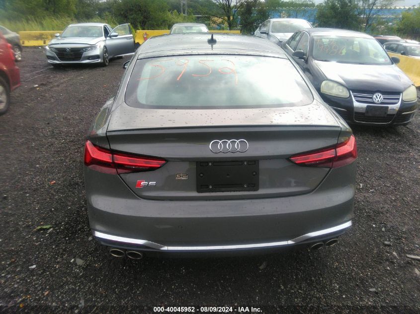 2024 Audi S5 Sportback Premium Plus Tfsi Quattro Tiptronic VIN: WAUC4CF56RA073237 Lot: 40045952