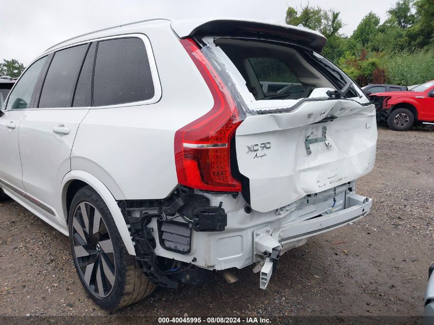 2023 Volvo Xc90 Recharge Plug-In Hybrid T8 Ultimate Bright Theme 7-Seater VIN: YV4H60CA0P1944033 Lot: 40045995