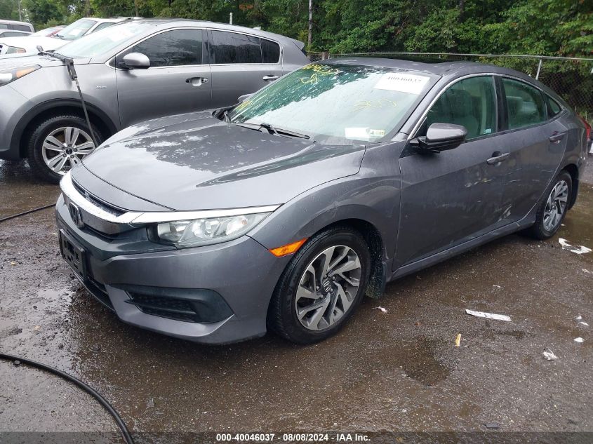 2018 Honda Civic Ex VIN: 2HGFC2F77JH600014 Lot: 40046037