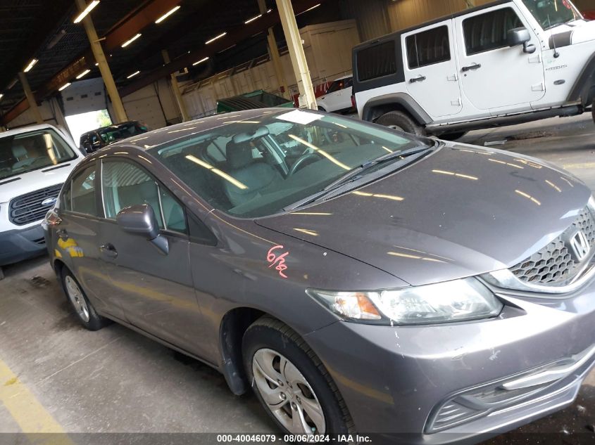 2015 Honda Civic Lx VIN: 19XFB2F56FE264276 Lot: 40046079