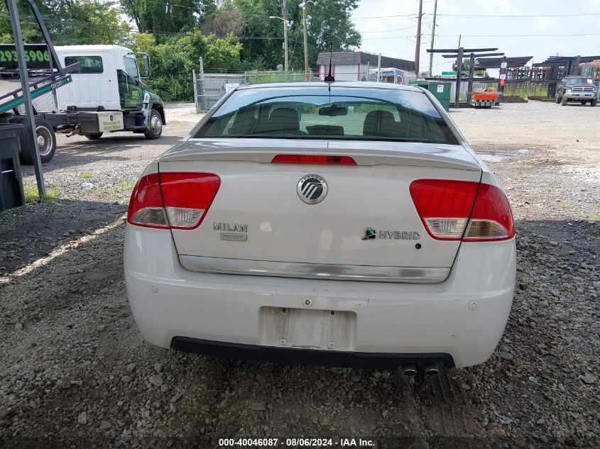 3MEDM0L38AR648519 2010 Mercury Milan Hybrid