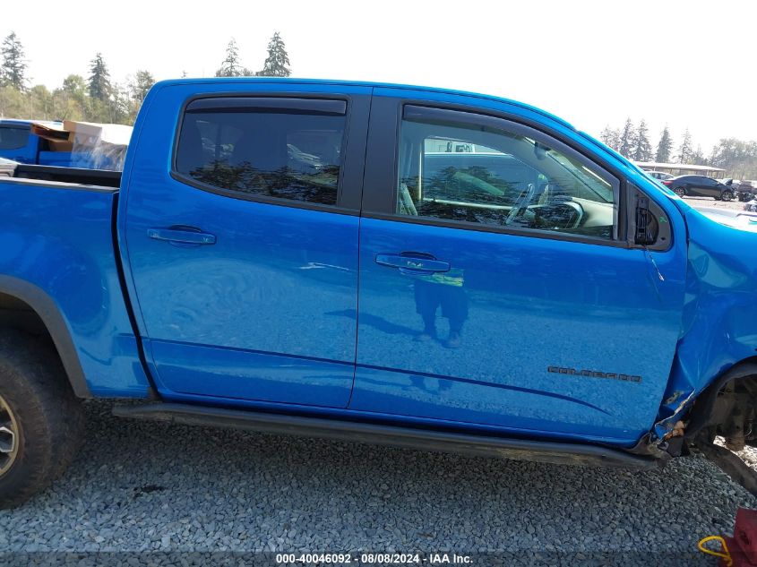 2021 Chevrolet Colorado 4Wd Short Box Zr2 VIN: 1GCPTEE17M1183188 Lot: 40046092