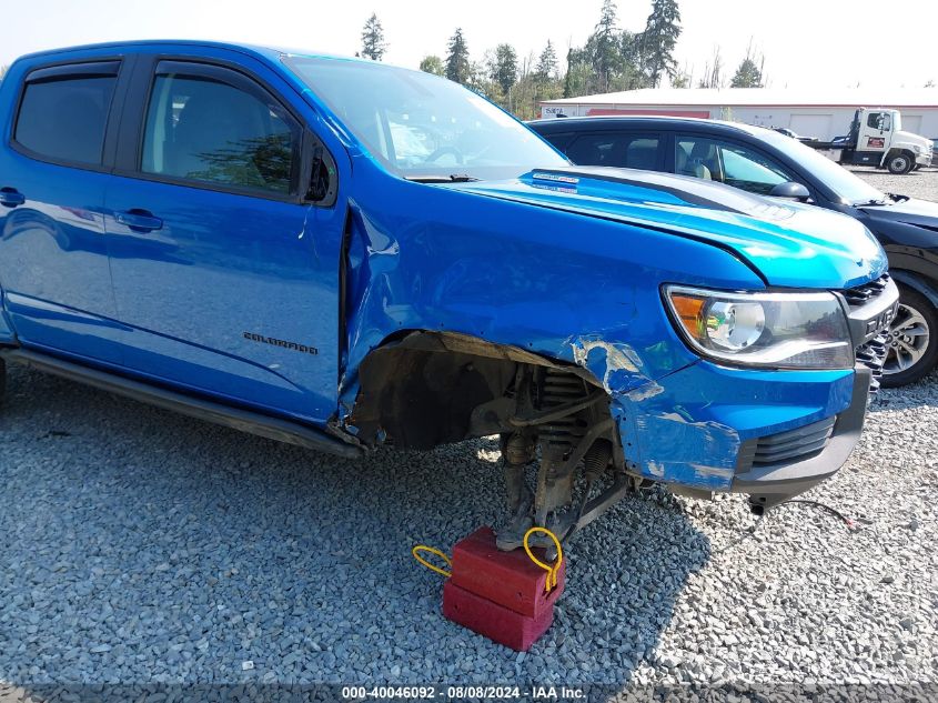 2021 Chevrolet Colorado 4Wd Short Box Zr2 VIN: 1GCPTEE17M1183188 Lot: 40046092