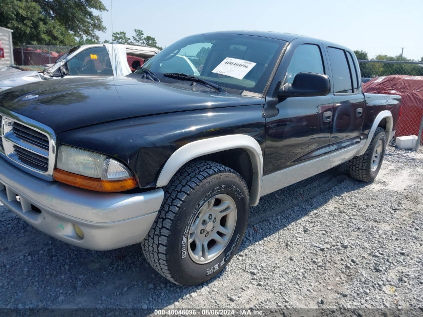 2004 Dodge Dakota Quad Slt VIN: 1D7HL48N84S708675 Lot: 40046096