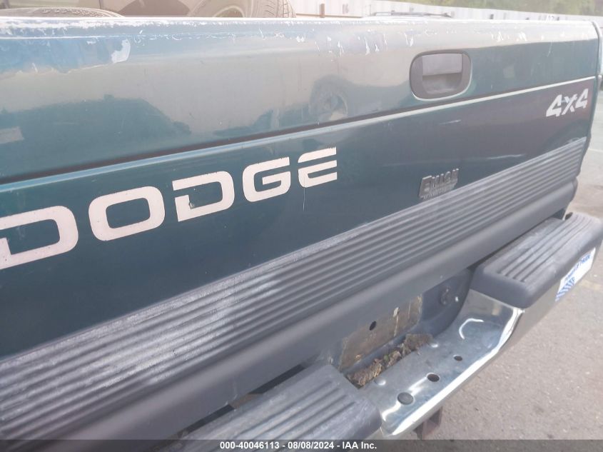 1998 Dodge Ram 1500 VIN: 1B7HF13Y5WJ240687 Lot: 40046113