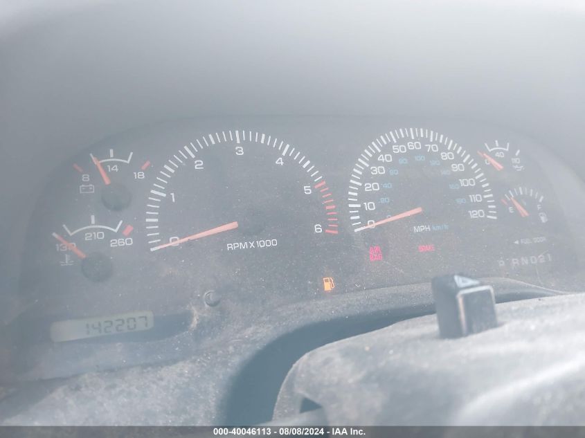 1998 Dodge Ram 1500 VIN: 1B7HF13Y5WJ240687 Lot: 40046113