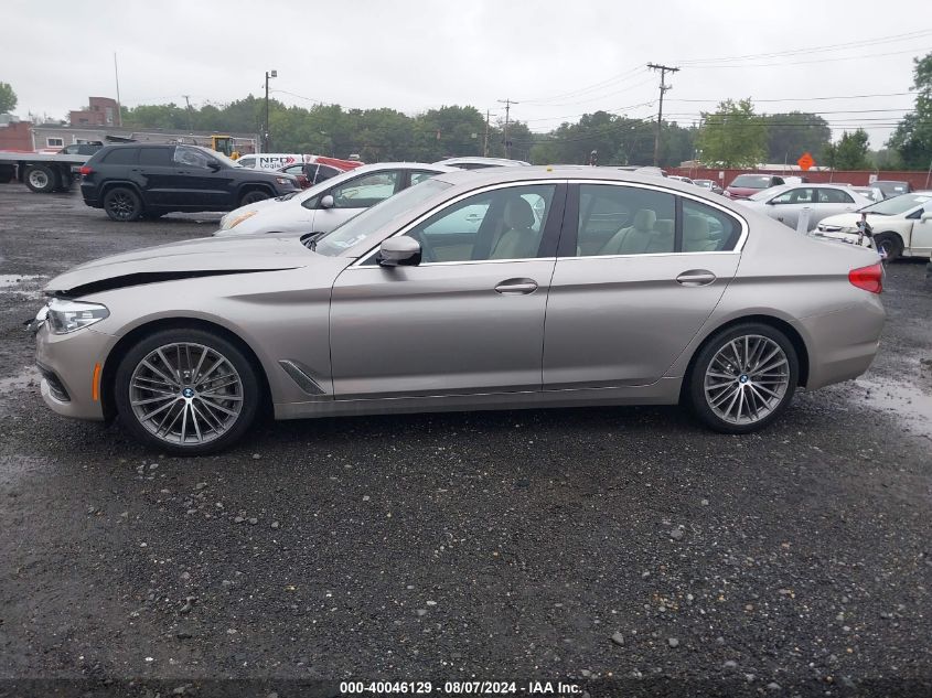 2019 BMW 530I xDrive VIN: WBAJA7C51KWW32343 Lot: 40046129