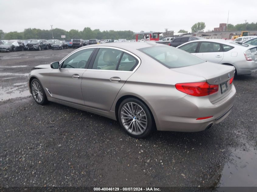 VIN WBAJA7C51KWW32343 2019 BMW 5 Series, 530I Xdrive no.3