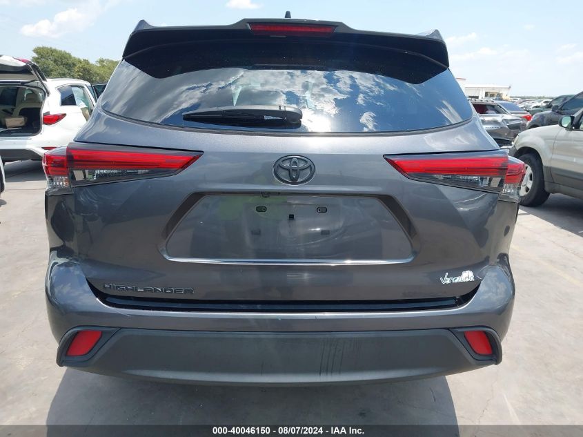 2022 Toyota Highlander L VIN: 5TDCZRAH6NS126010 Lot: 40046150