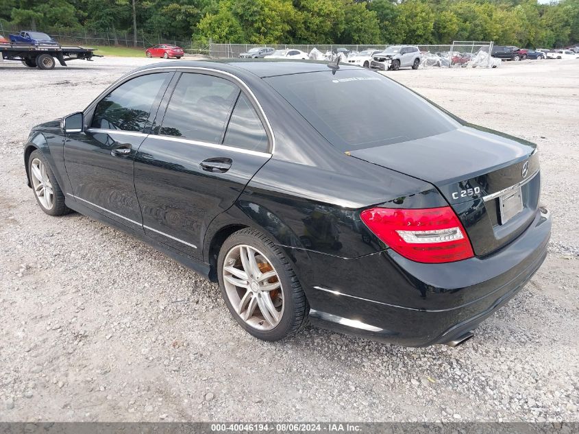 WDDGF4HB8DG128628 | 2013 MERCEDES-BENZ C 250