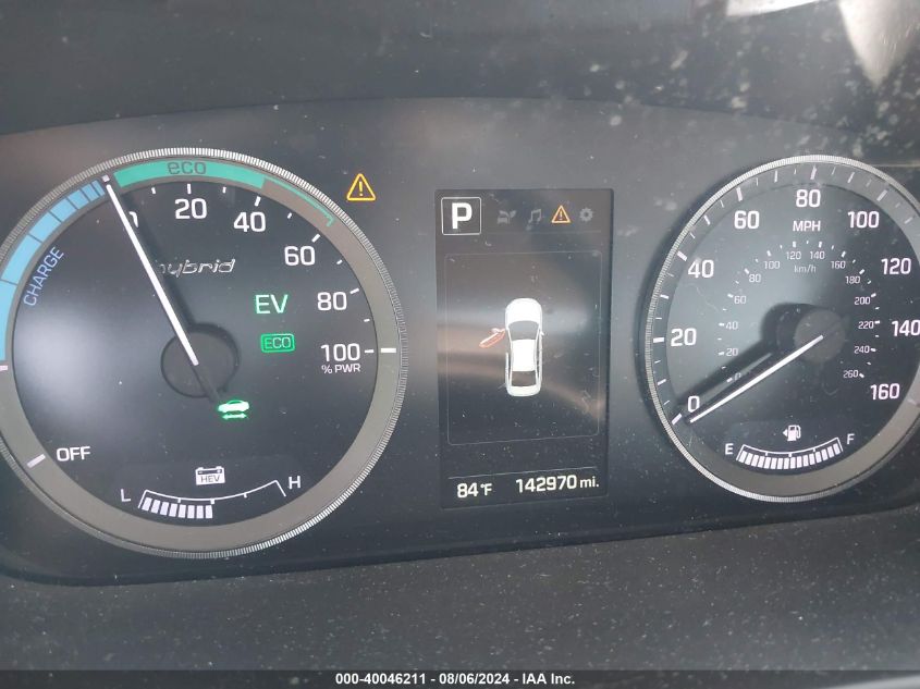 2016 Hyundai Sonata Hybrid Se VIN: KMHE24L1XGA019232 Lot: 40046211