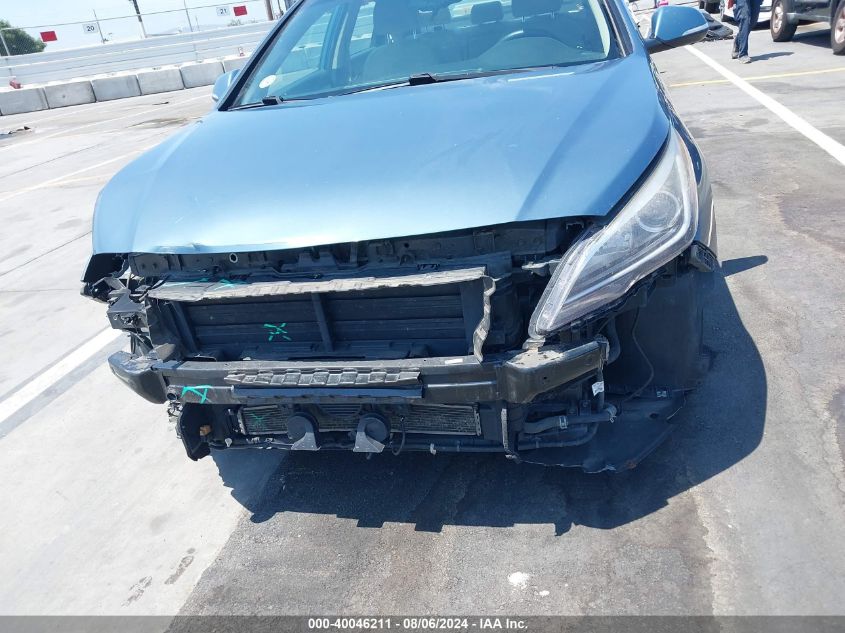 2016 Hyundai Sonata Hybrid Se VIN: KMHE24L1XGA019232 Lot: 40046211